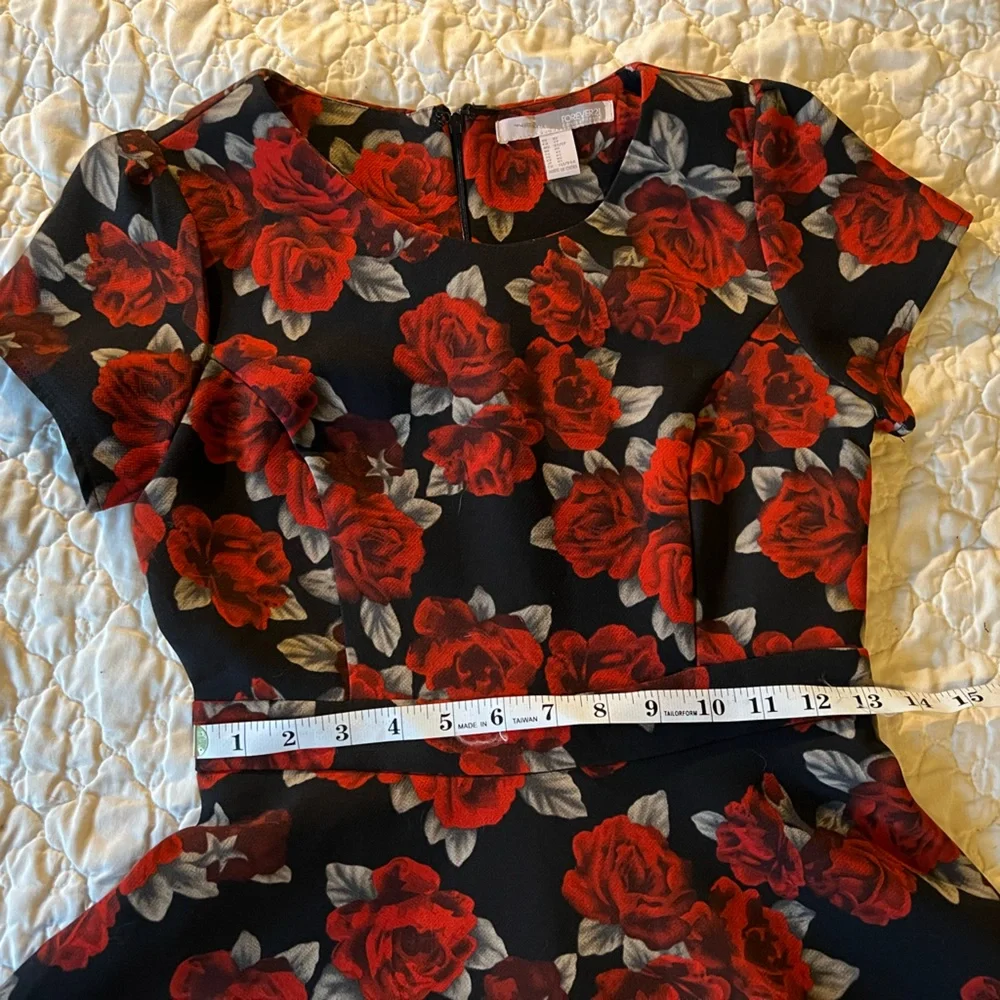Forever 21 Roses Dress - Picture 2 of 7
